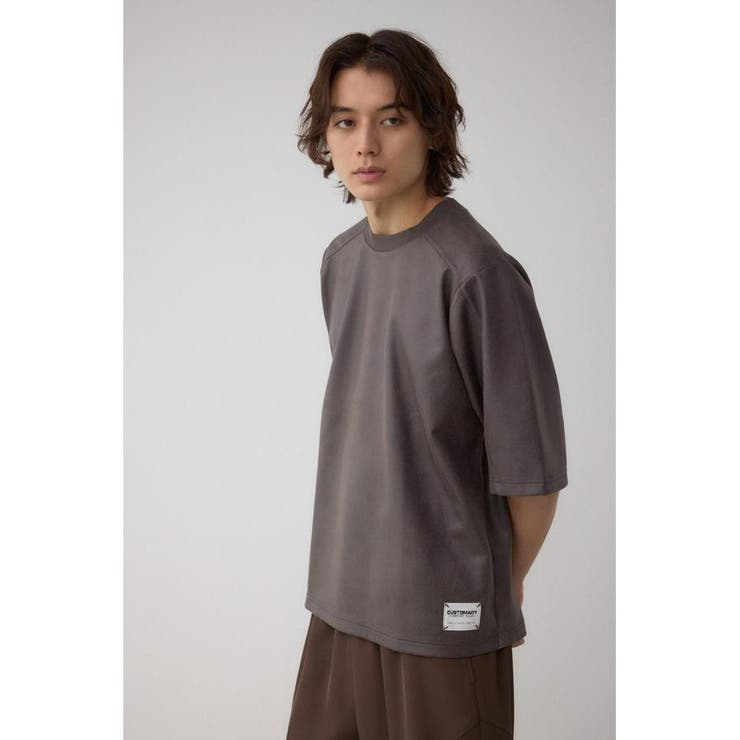 レザーライク半袖Tシャツ | AZUL BY MOUSSY | 詳細画像12 