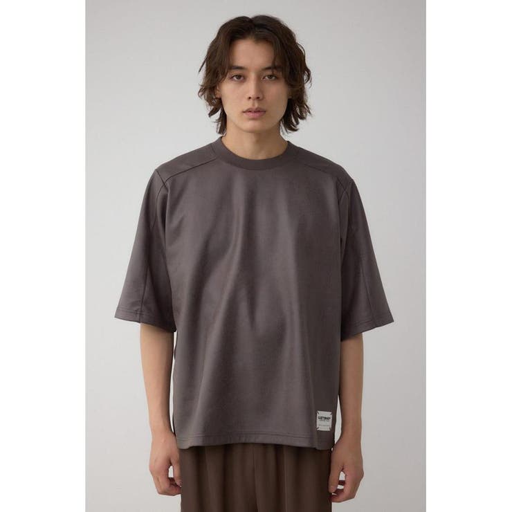 レザーライク半袖Tシャツ | AZUL BY MOUSSY | 詳細画像14 