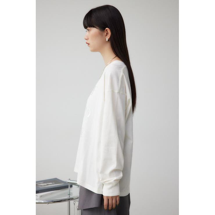 ハクプリントロングスリーブTシャツ | AZUL BY MOUSSY | 詳細画像5 