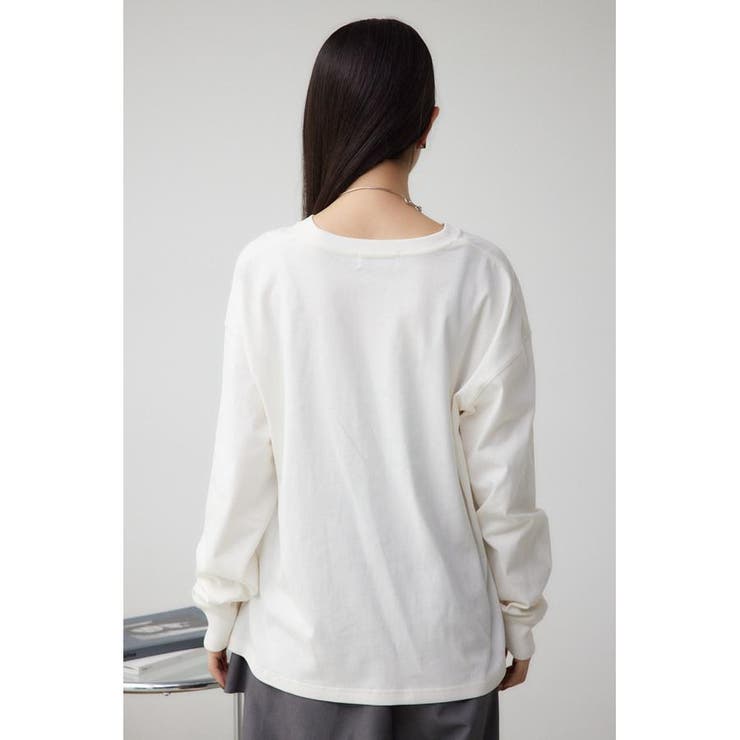 ハクプリントロングスリーブTシャツ | AZUL BY MOUSSY | 詳細画像6 