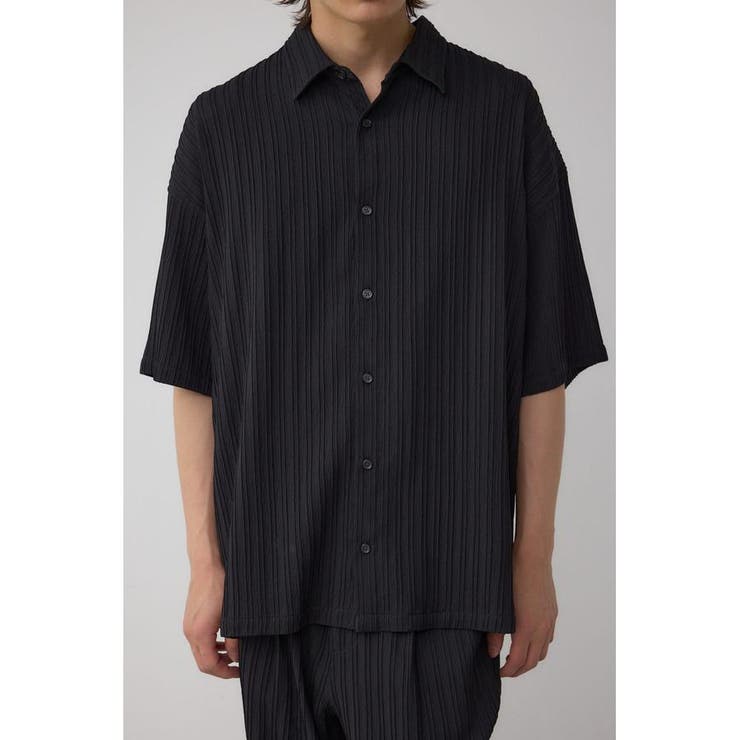 BLK | タック楊柳リラックスシャツ | AZUL BY MOUSSY