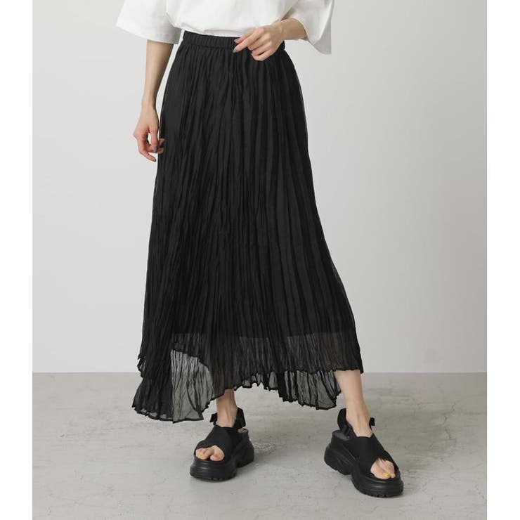 WASHER PLEATS SKIRT[品番：AZLW0018542]｜AZUL BY MOUSSY（アズール