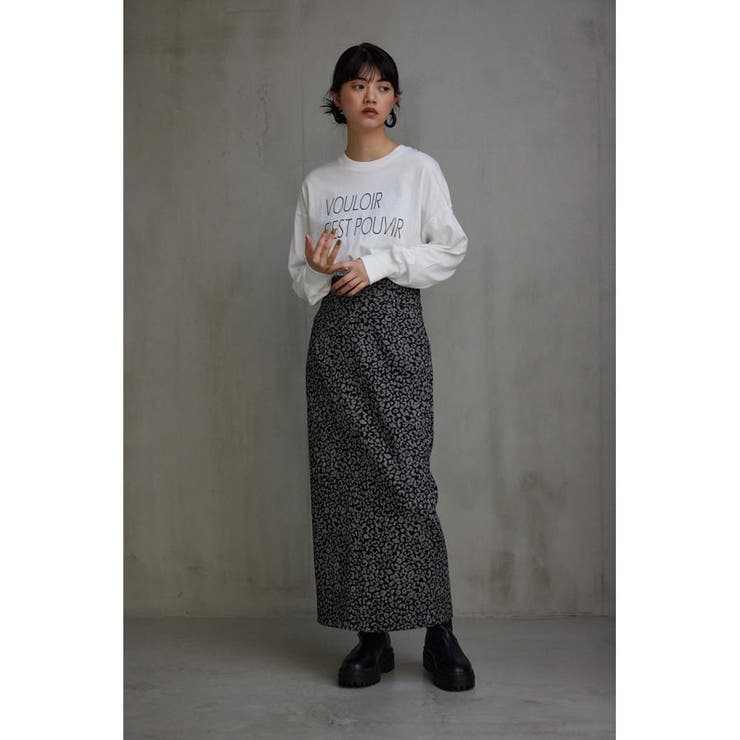 マディソンブルー　タイトスカートレオパード　01S 13万円　アニマル柄 MADISONBLUE - マディソンブルー スカート ロング タイト レオパード柄