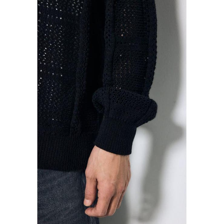 コットンメッシュニットカーディガン | AZUL BY MOUSSY | 詳細画像21 