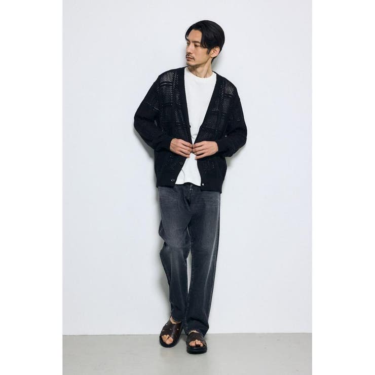 コットンメッシュニットカーディガン | AZUL BY MOUSSY | 詳細画像15 