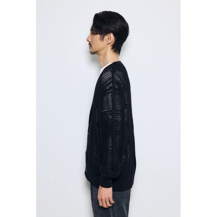コットンメッシュニットカーディガン | AZUL BY MOUSSY | 詳細画像17 