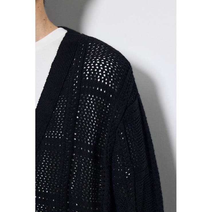 コットンメッシュニットカーディガン | AZUL BY MOUSSY | 詳細画像20 