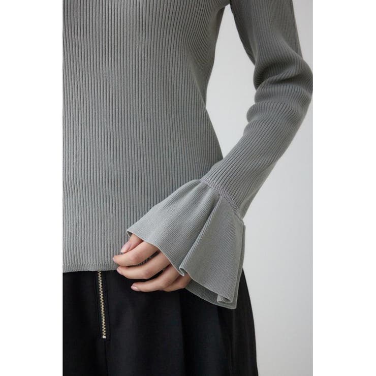 シアーコンビフレアスリーブニット | AZUL BY MOUSSY | 詳細画像37 
