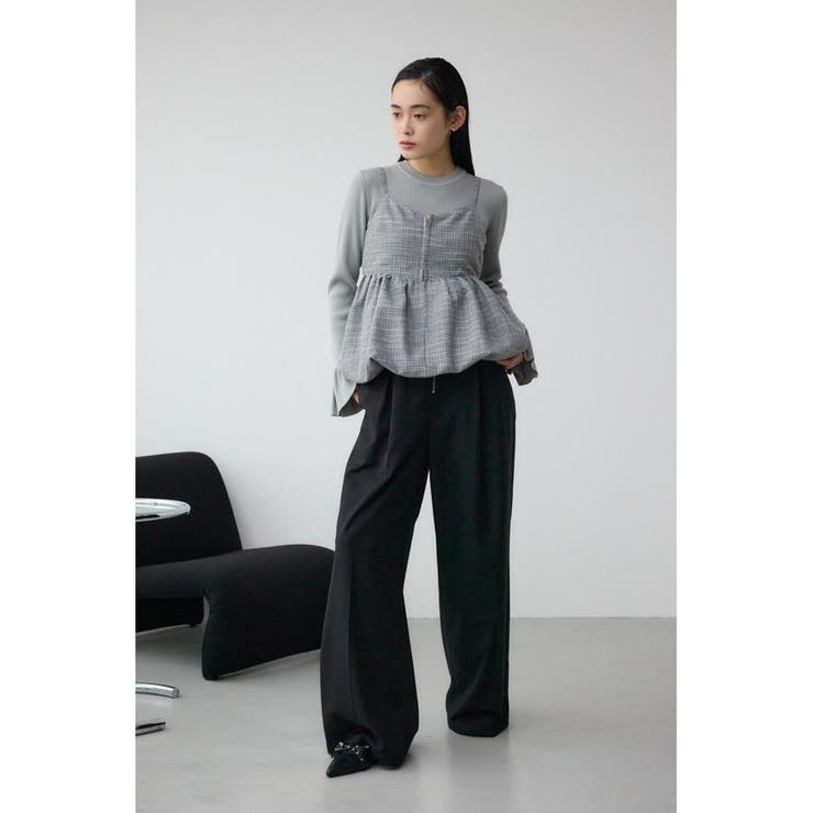 シアーコンビフレアスリーブニット | AZUL BY MOUSSY | 詳細画像31 