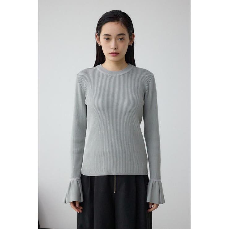 シアーコンビフレアスリーブニット | AZUL BY MOUSSY | 詳細画像32 