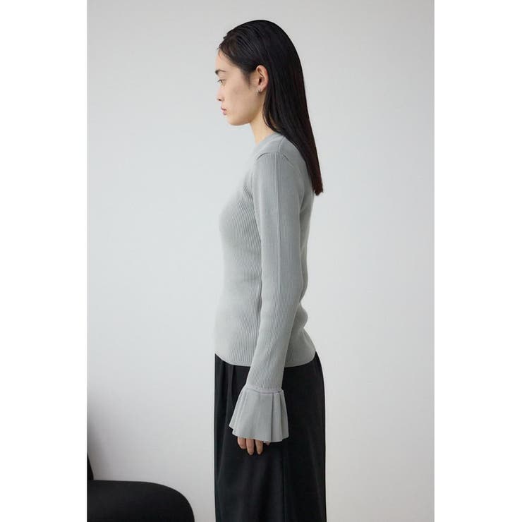 シアーコンビフレアスリーブニット | AZUL BY MOUSSY | 詳細画像33 