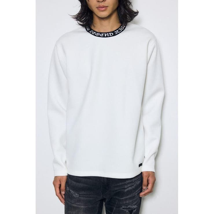 ネックロゴジャガードトップス[品番：AZLW0024906]｜AZUL BY MOUSSY