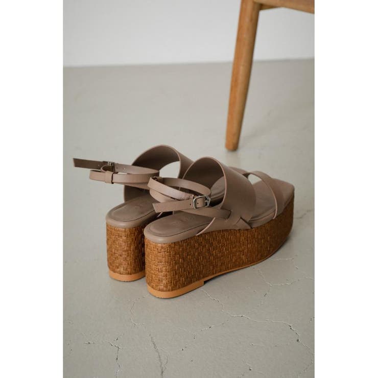 DOUBLE BELT JUTE SANDALS | AZUL BY MOUSSY | 詳細画像12 