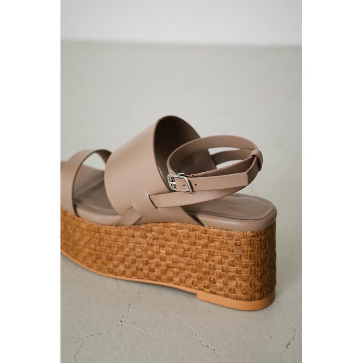 DOUBLE BELT JUTE SANDALS | AZUL BY MOUSSY | 詳細画像15 
