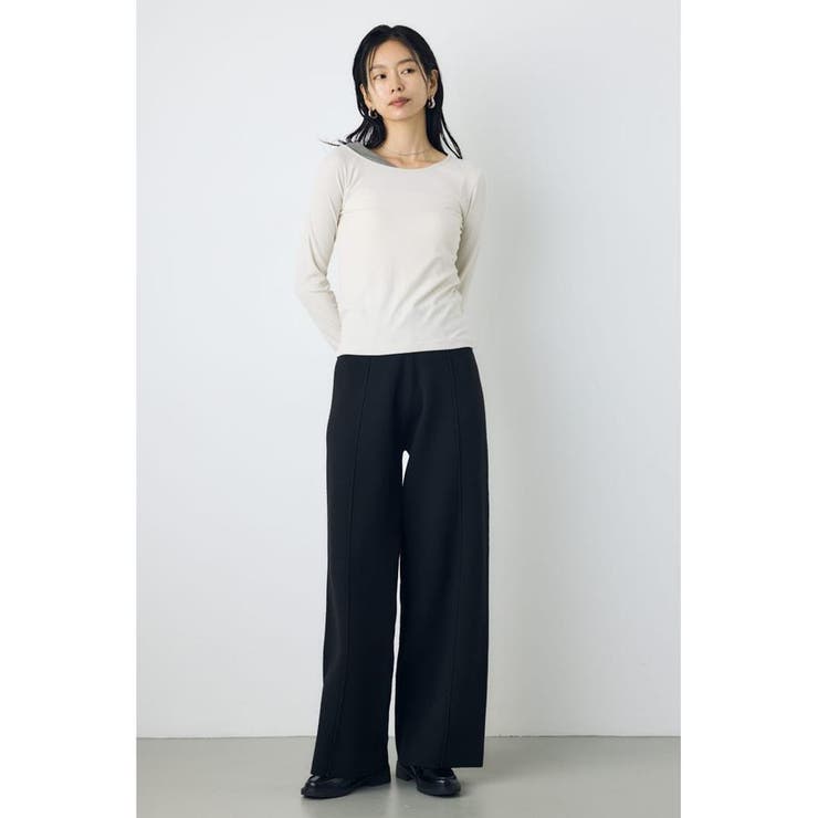 格上げニットワイドパンツ | AZUL BY MOUSSY | 詳細画像17 