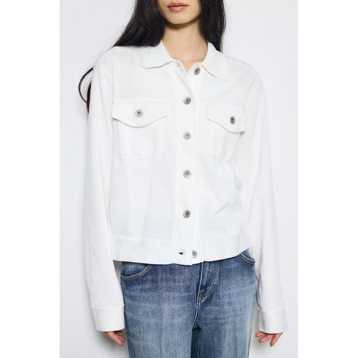 3rdタイプニットジャケット | AZUL BY MOUSSY | 詳細画像2 