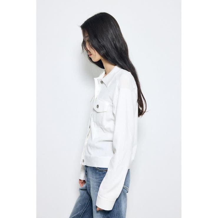 3rdタイプニットジャケット | AZUL BY MOUSSY | 詳細画像3 