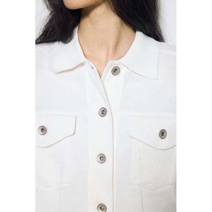 3rdタイプニットジャケット | AZUL BY MOUSSY | 詳細画像6 