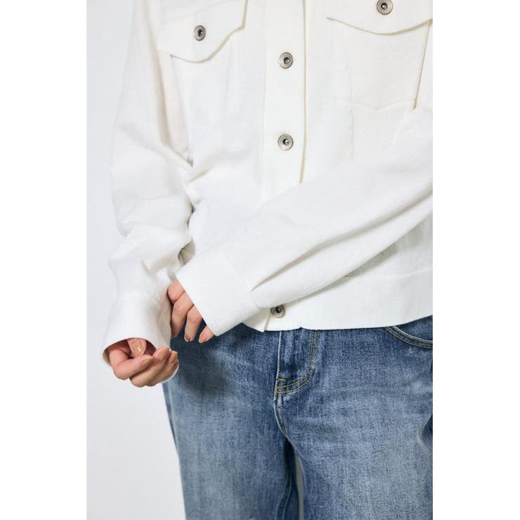 3rdタイプニットジャケット | AZUL BY MOUSSY | 詳細画像9 