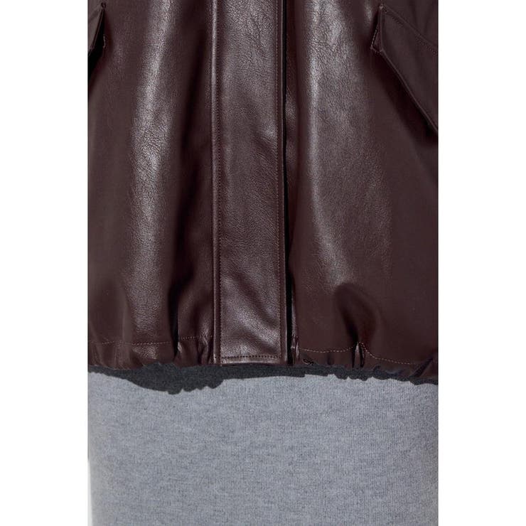 フェイクレザーミドルブルゾン | AZUL BY MOUSSY | 詳細画像39 