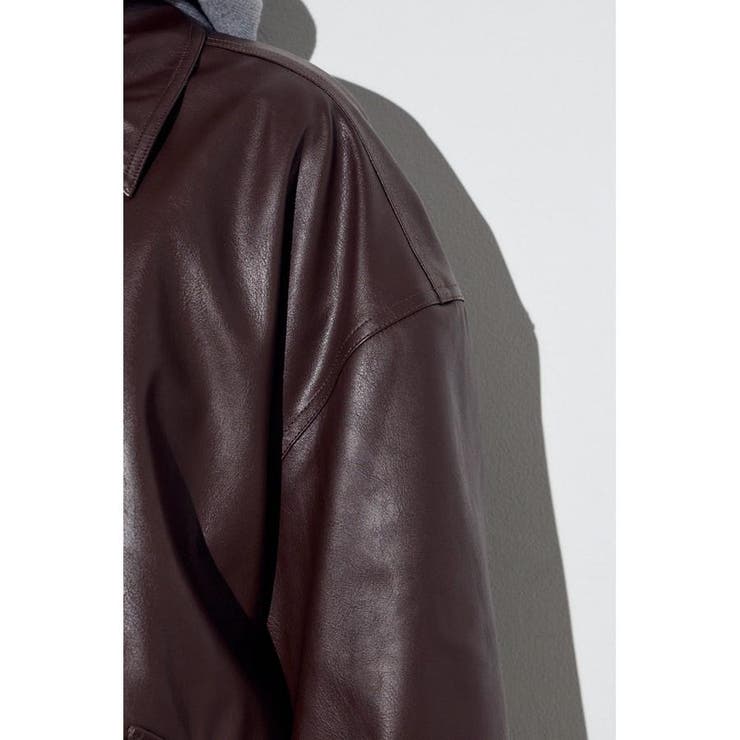 フェイクレザーミドルブルゾン | AZUL BY MOUSSY | 詳細画像37 