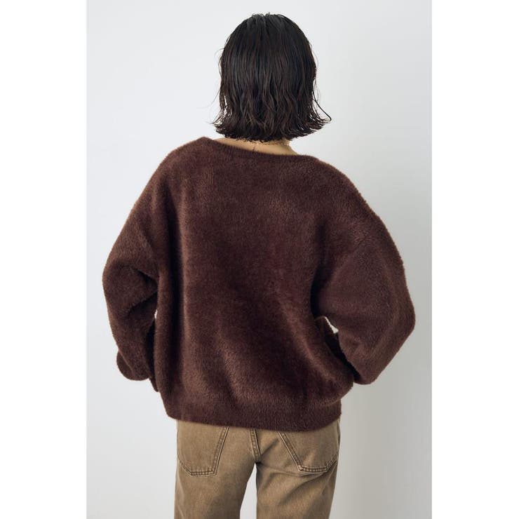 シャギーアソートロゴニット | AZUL BY MOUSSY | 詳細画像15 