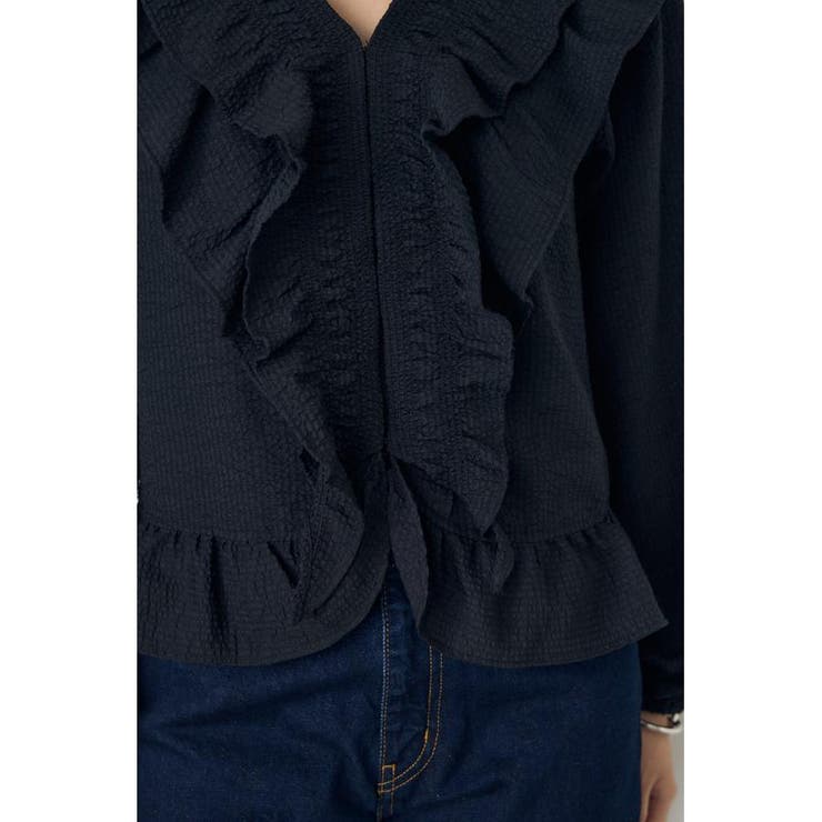 フロントホックラッフルブラウス | AZUL BY MOUSSY | 詳細画像17 