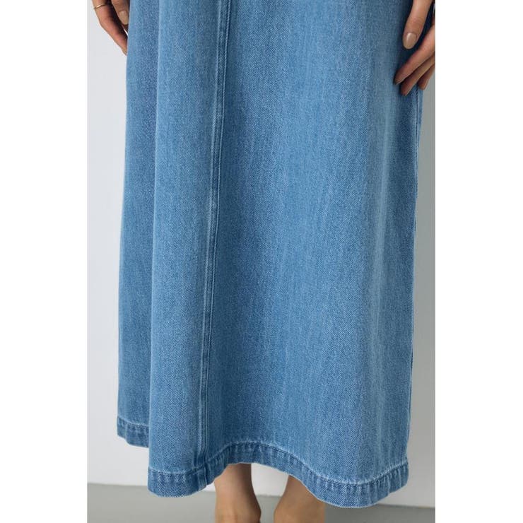 甘撚りデニムワンピース | AZUL BY MOUSSY | 詳細画像10 
