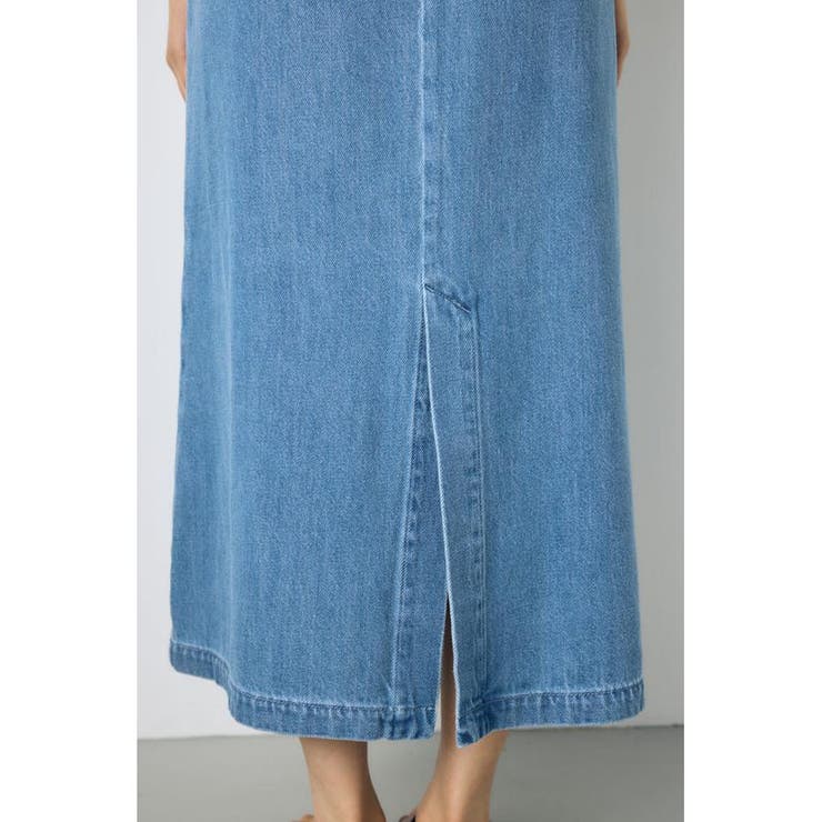 甘撚りデニムワンピース | AZUL BY MOUSSY | 詳細画像11 