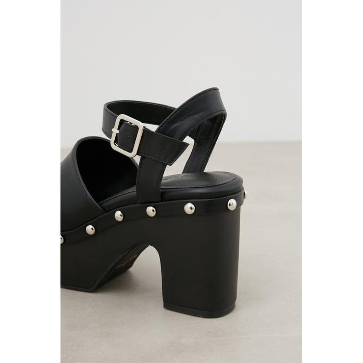 CHUNKY HEEL STUDS SANDALS | AZUL BY MOUSSY | 詳細画像7 