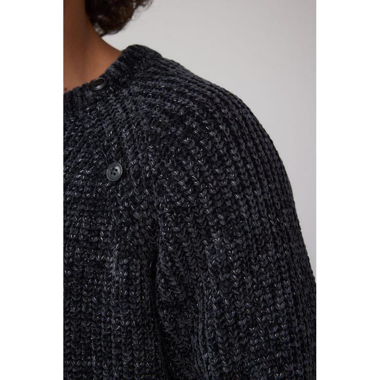 ベロアモールラメ入りニットトップス | AZUL BY MOUSSY | 詳細画像9 