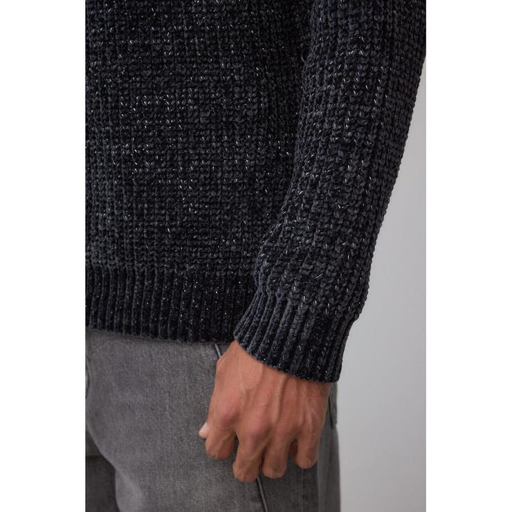 ベロアモールラメ入りニットトップス | AZUL BY MOUSSY | 詳細画像10 