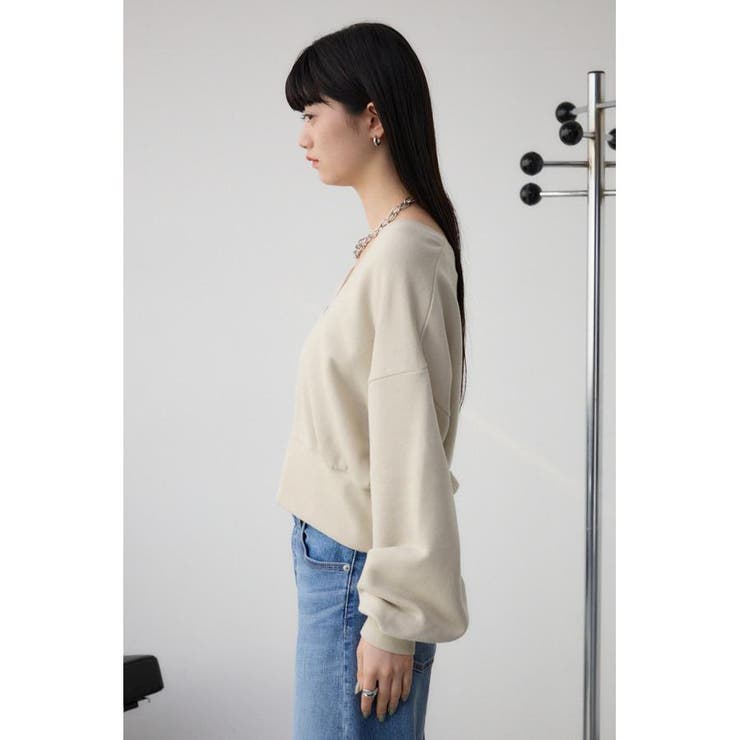 フロントZIPウラケカーディガン | AZUL BY MOUSSY | 詳細画像5 