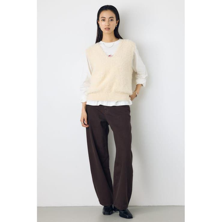 シャギーニットベスト | AZUL BY MOUSSY | 詳細画像6 