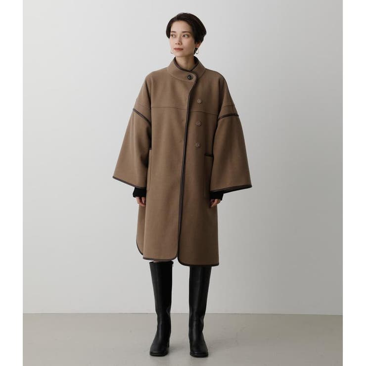 poncho wool coat