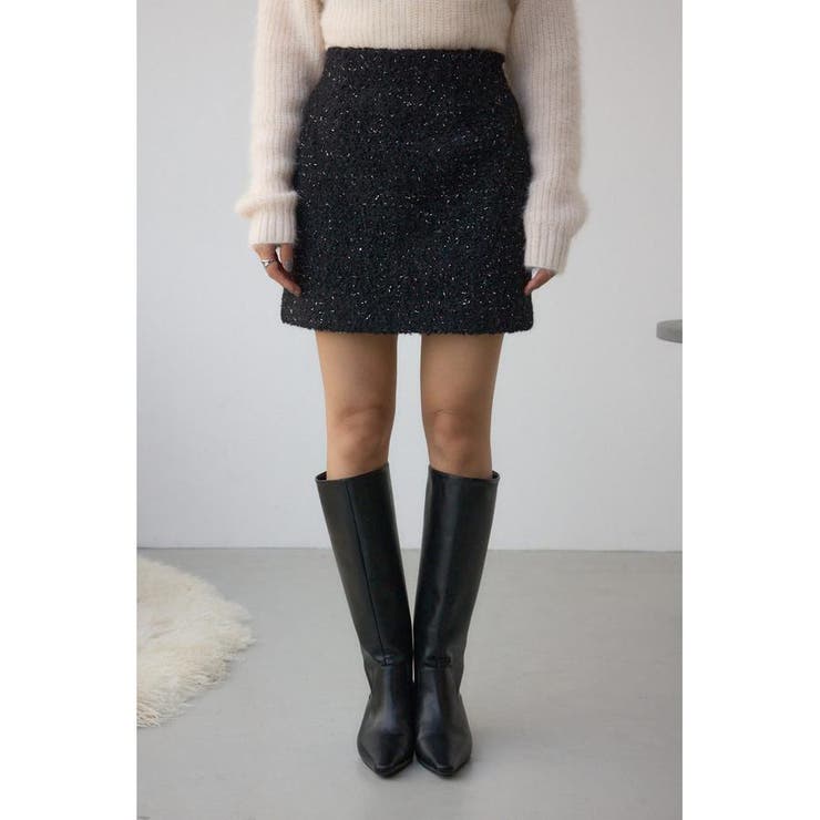 ラメブークレミニタイトスコート | AZUL BY MOUSSY | 詳細画像18 