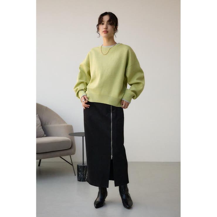 スウェットライクジャガードニット | AZUL BY MOUSSY | 詳細画像15 