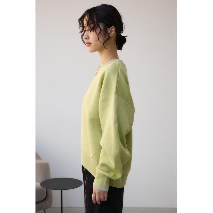 スウェットライクジャガードニット | AZUL BY MOUSSY | 詳細画像17 