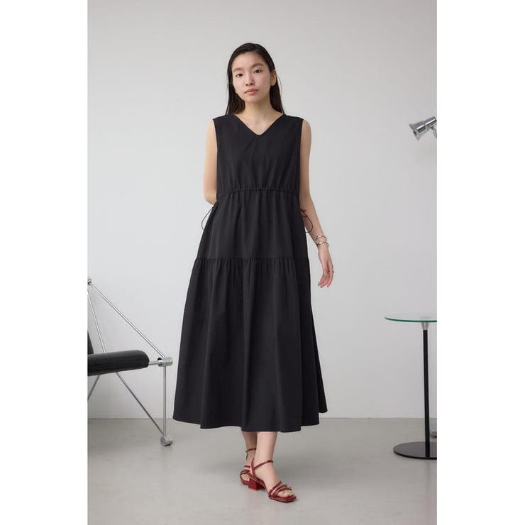 C/T撥水ティアードドロストワンピース | AZUL BY MOUSSY | 詳細画像3 