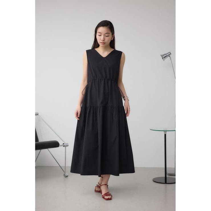 C/T撥水ティアードドロストワンピース | AZUL BY MOUSSY | 詳細画像4 