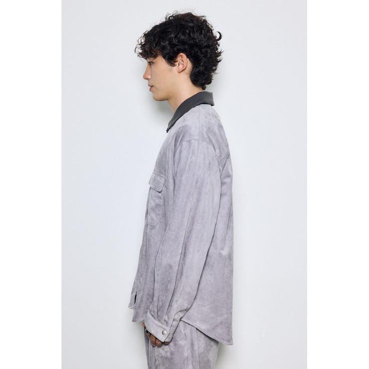 フェイクスエードジップシャツ | AZUL BY MOUSSY | 詳細画像30 