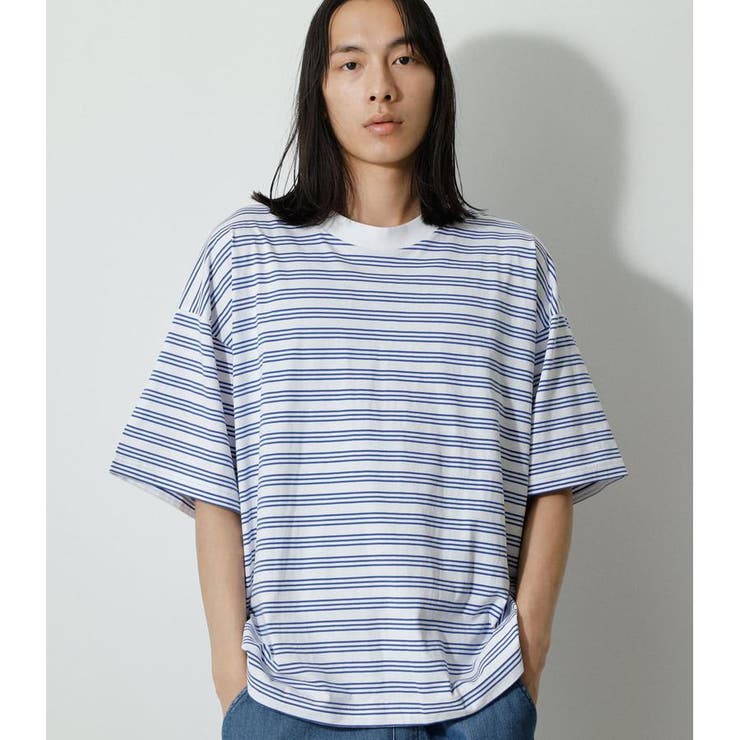 BORDER BIG TEE[品番：AZLW0019774]｜AZUL BY MOUSSY（アズールバイ