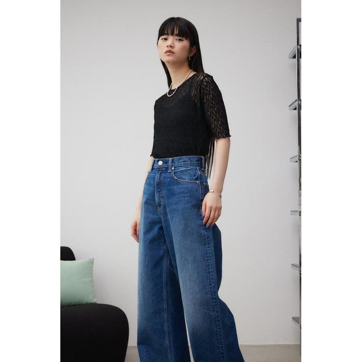 カットレース半袖トップス[品番：AZLW0022071]｜AZUL BY MOUSSY