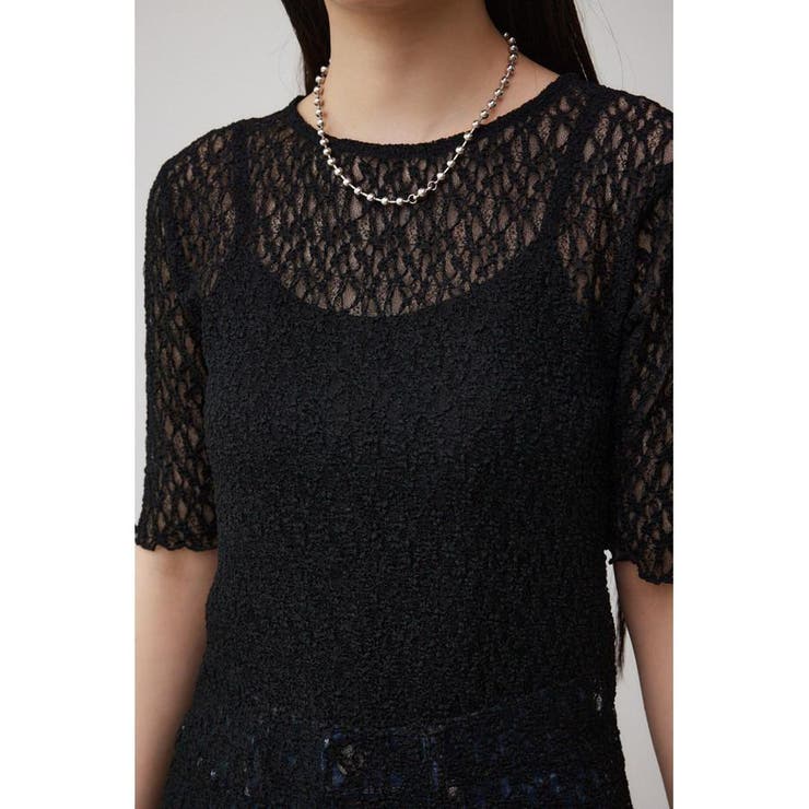 カットレース半袖トップス[品番：AZLW0022071]｜AZUL BY MOUSSY