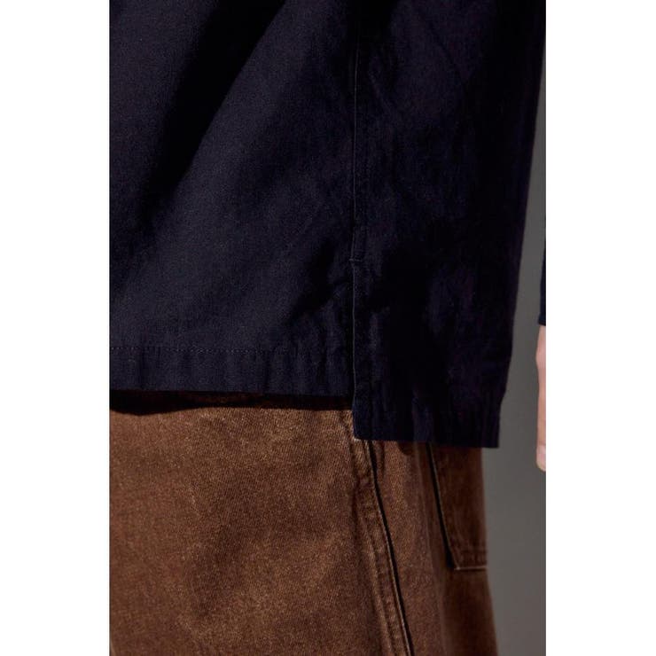 フレンチリネンCOOLMAXスキッパーシャツ | AZUL BY MOUSSY | 詳細画像22 