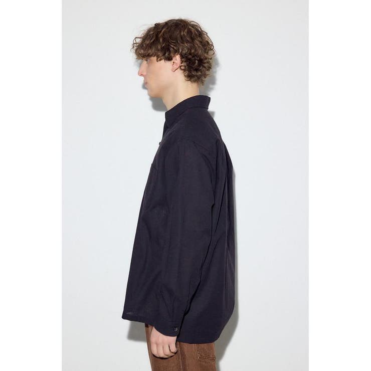 フレンチリネンCOOLMAXスキッパーシャツ | AZUL BY MOUSSY | 詳細画像17 