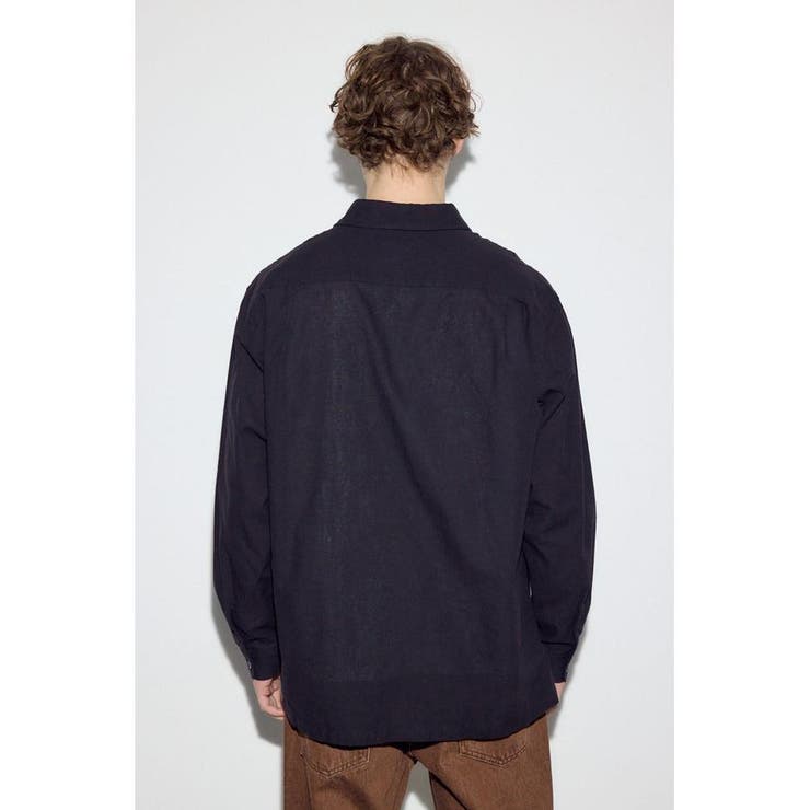 フレンチリネンCOOLMAXスキッパーシャツ | AZUL BY MOUSSY | 詳細画像18 