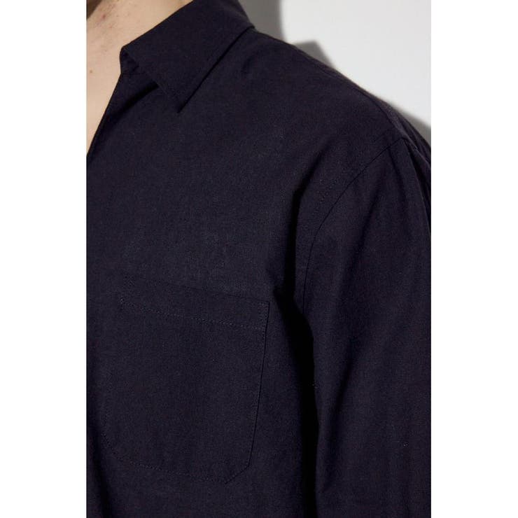 フレンチリネンCOOLMAXスキッパーシャツ | AZUL BY MOUSSY | 詳細画像21 