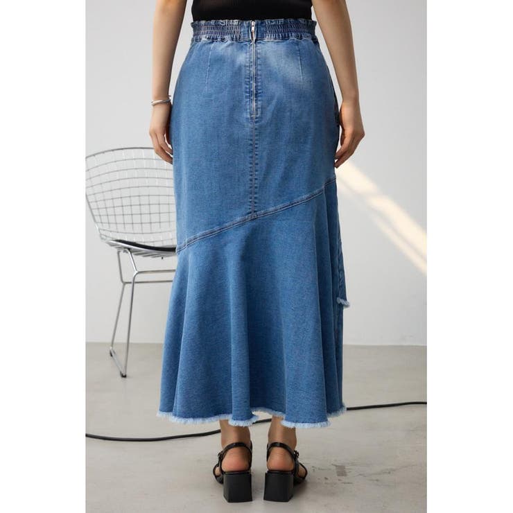 カシュクールフレアマーメードデニムスカート | AZUL BY MOUSSY | 詳細画像7 