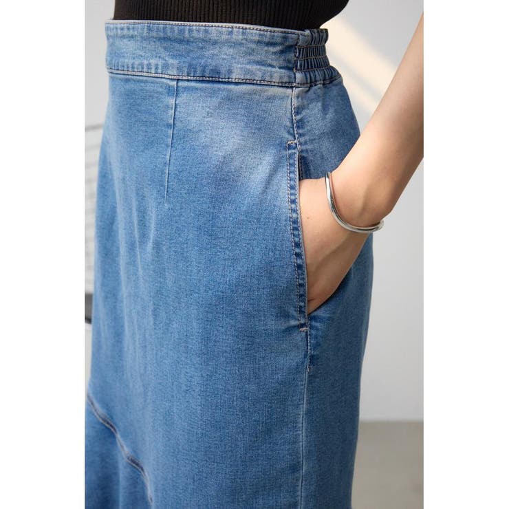 カシュクールフレアマーメードデニムスカート | AZUL BY MOUSSY | 詳細画像10 
